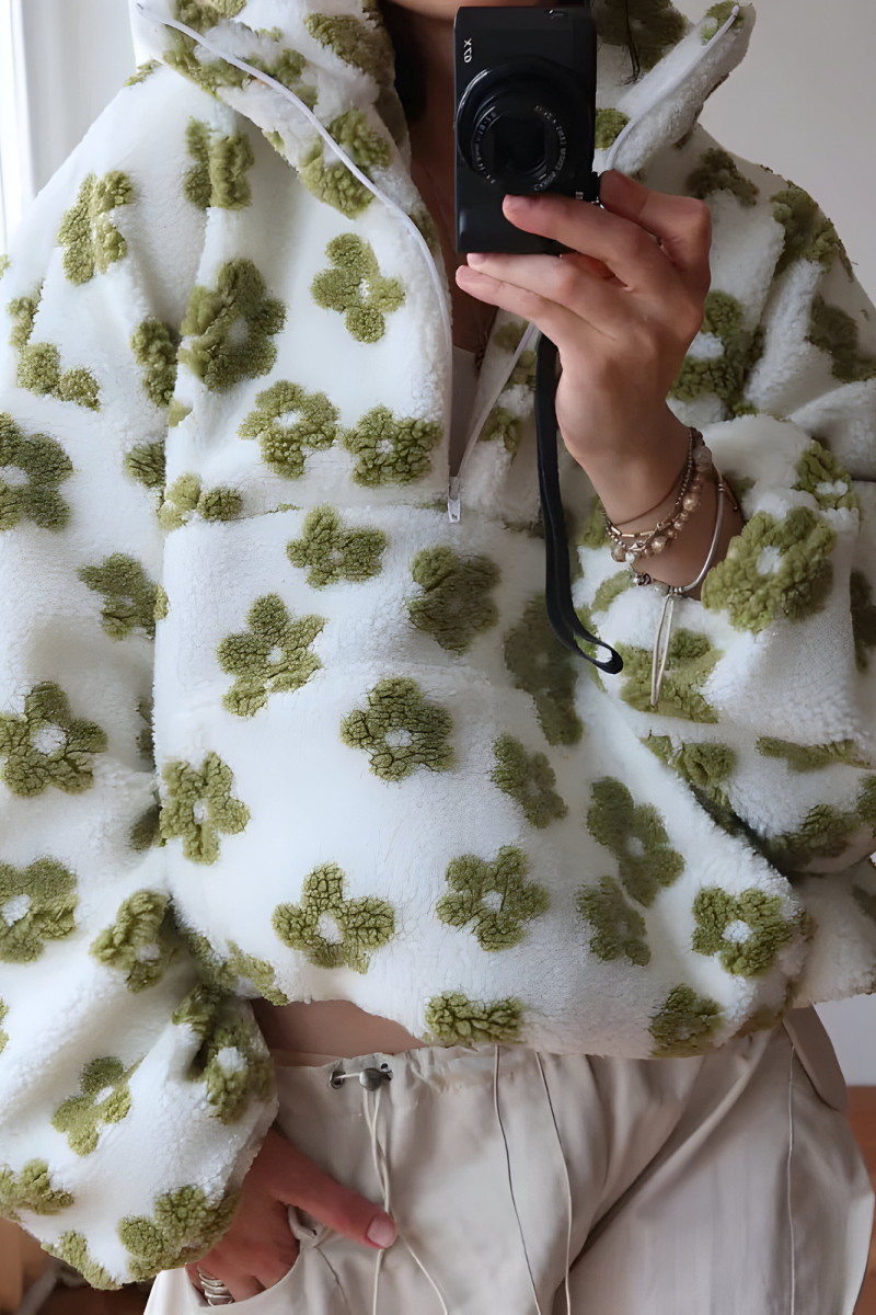 Nami™ | Sweat en polaire confortable avec imprimé floral