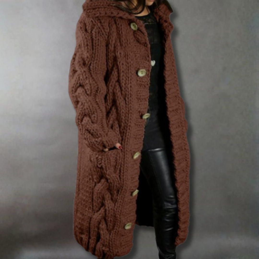 Lora™ | Manteau Tricoté Épais