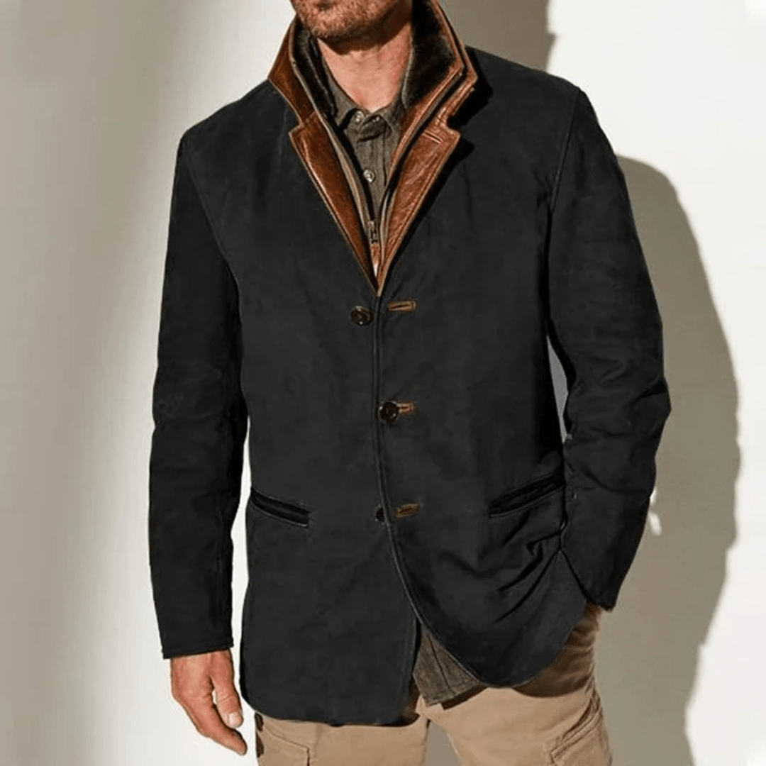Daro™ | Veste Moderne en Daim Doux