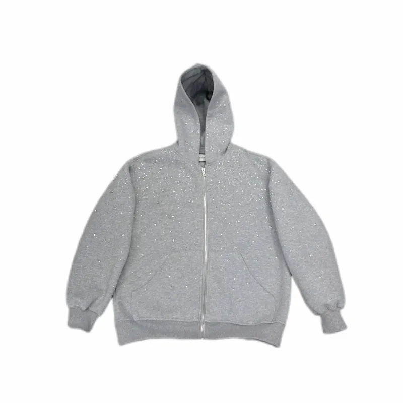 Nova™ | Sweat à Capuche à Paillettes avec Fermeture Éclair