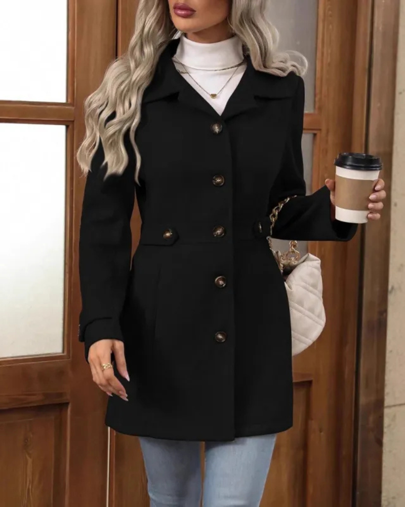 Elena | Manteau Élégant Cintré