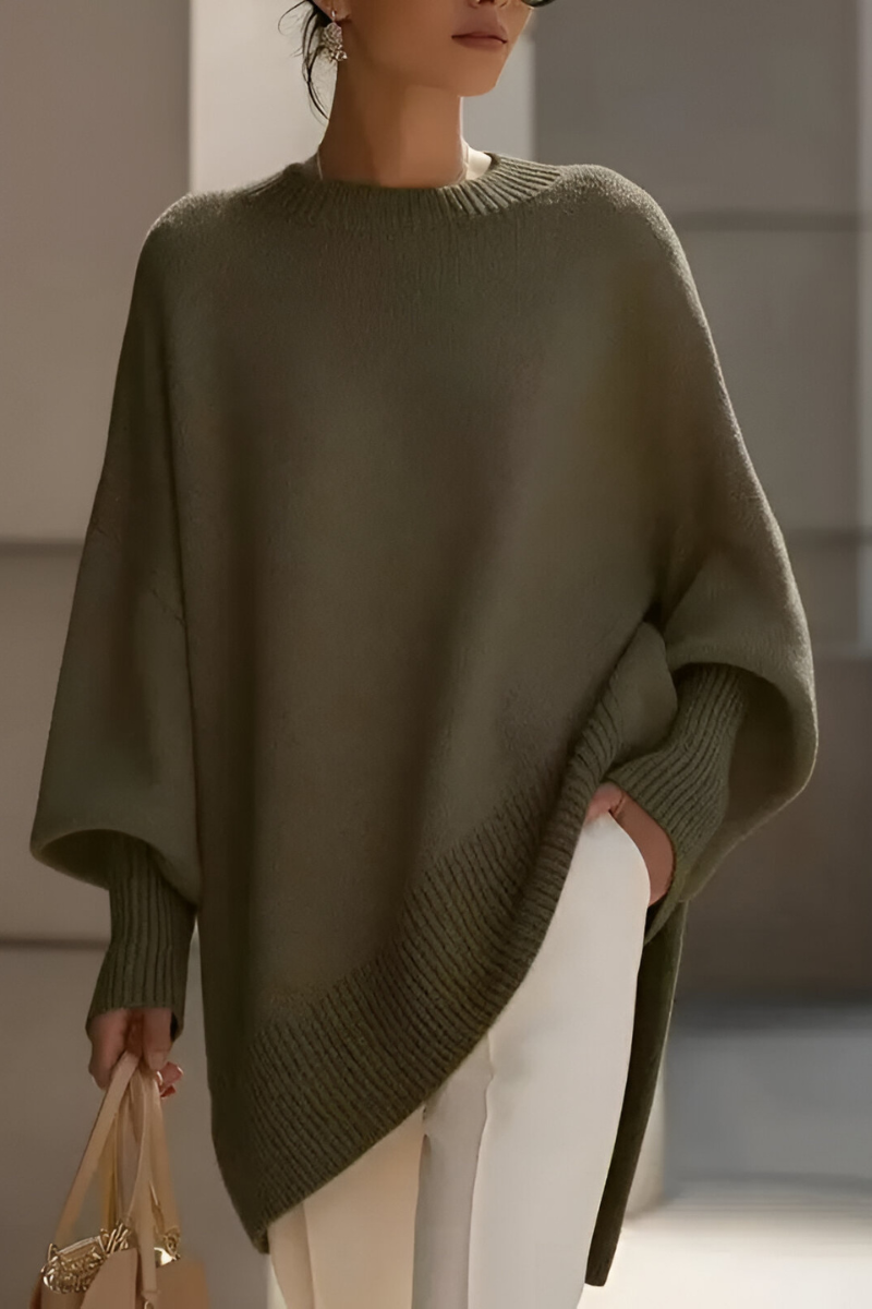 Nari™ | Pull Tricoté Oversize Élégant