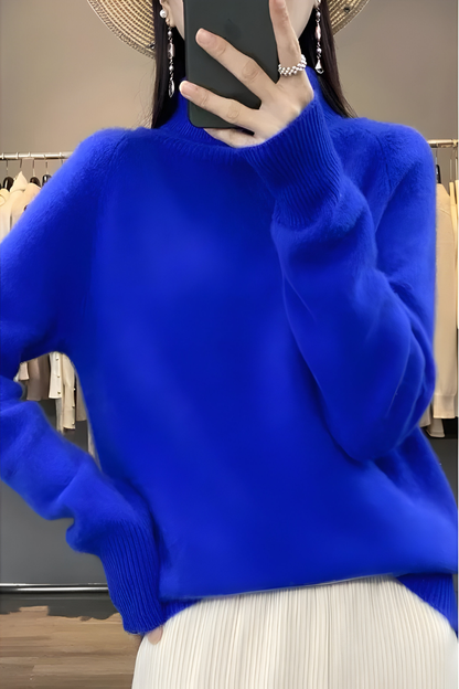 Elyn™ | Pull Col Roulé Tricoté Douillet