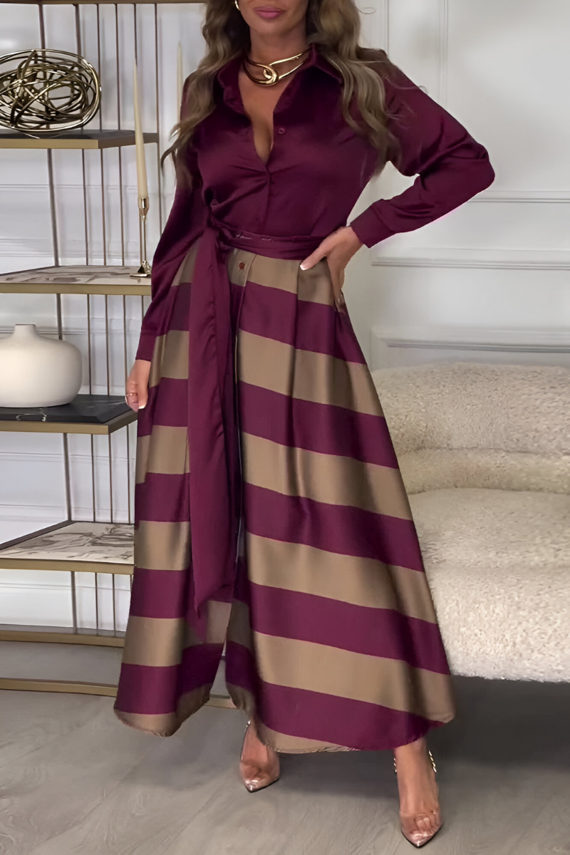 Mira™ | Ensemble Deux Pièces Flowy Élégant