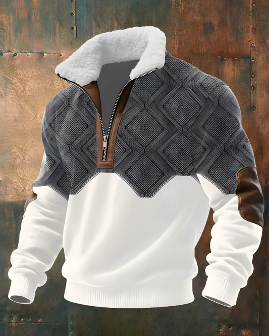 Hugo™ | Pull Demi Zip Texturé Confortable