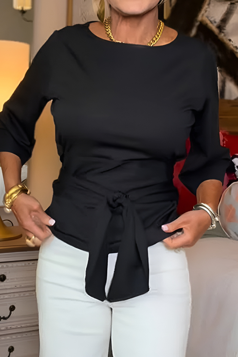 Daria™ | Haut Élégant À Taille Nouée