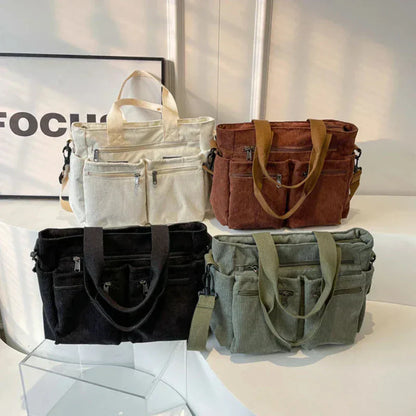 Urban | Sac Bandoulière En Velours Côtelé