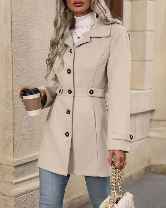 Elena | Manteau Élégant Cintré