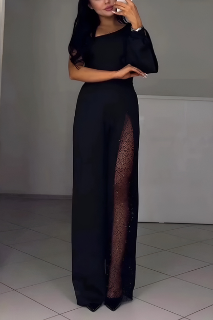 Ines | Combinaison moderne à jambes larges