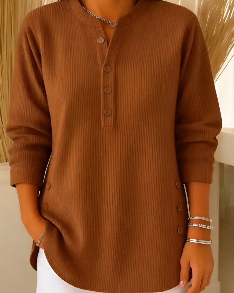 Neris™ | Top moderne en maille à manches longues