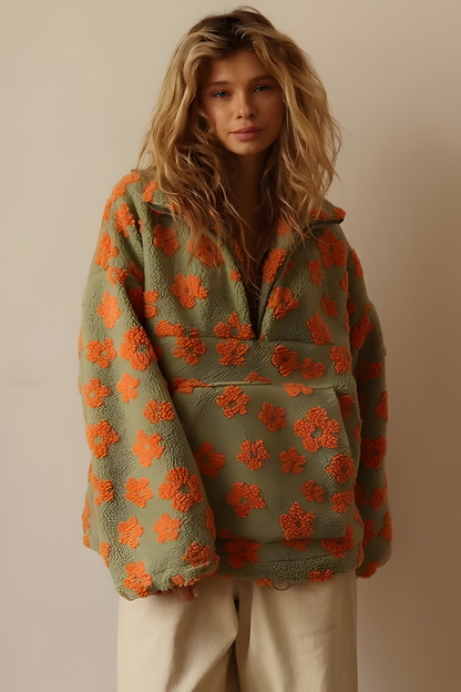 Nami™ | Sweat en polaire confortable avec imprimé floral