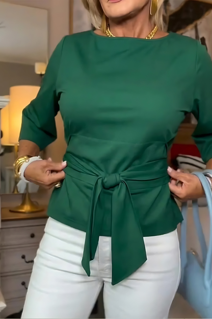 Daria™ | Haut Élégant À Taille Nouée