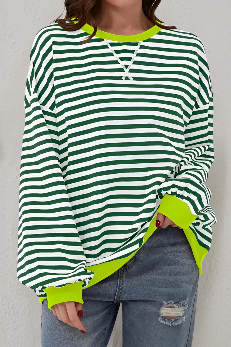 Mae™ | Sweatshirt rayé