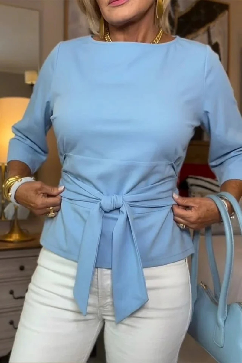 Daria™ | Haut Élégant À Taille Nouée