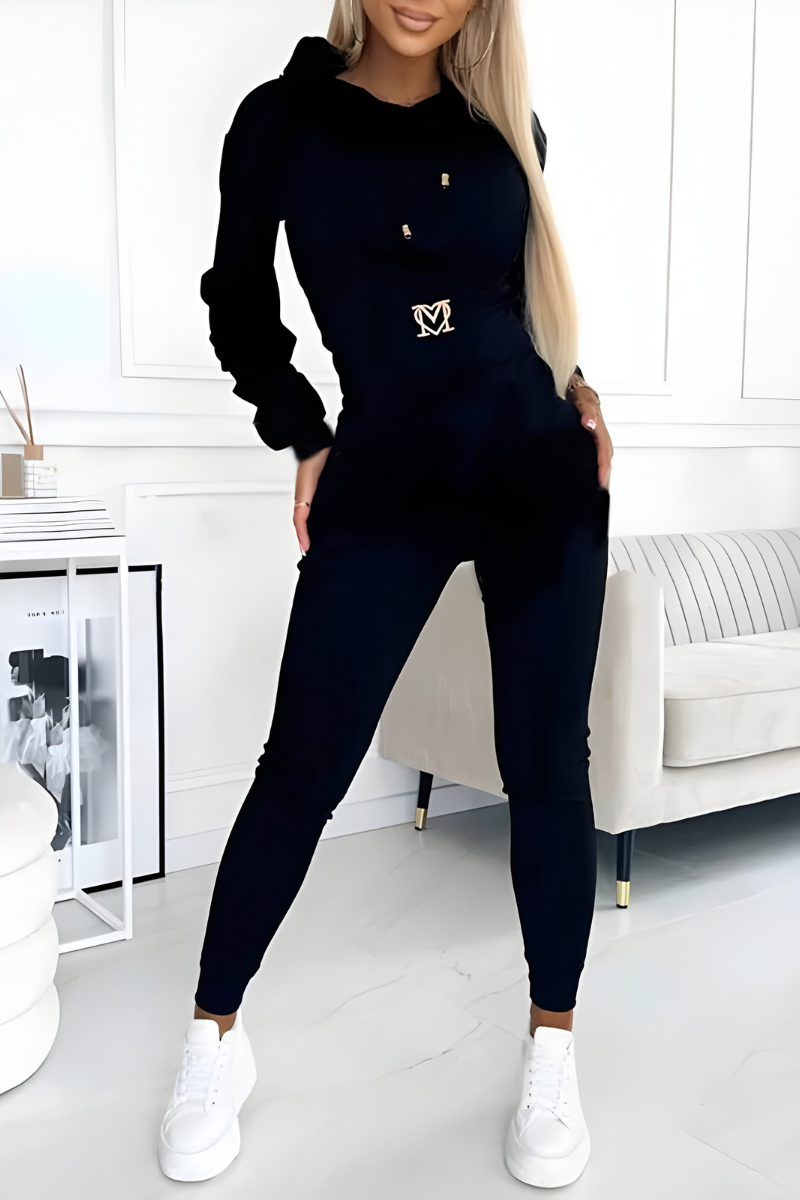 Nova™ | Ensemble de joggers taille haute élégant