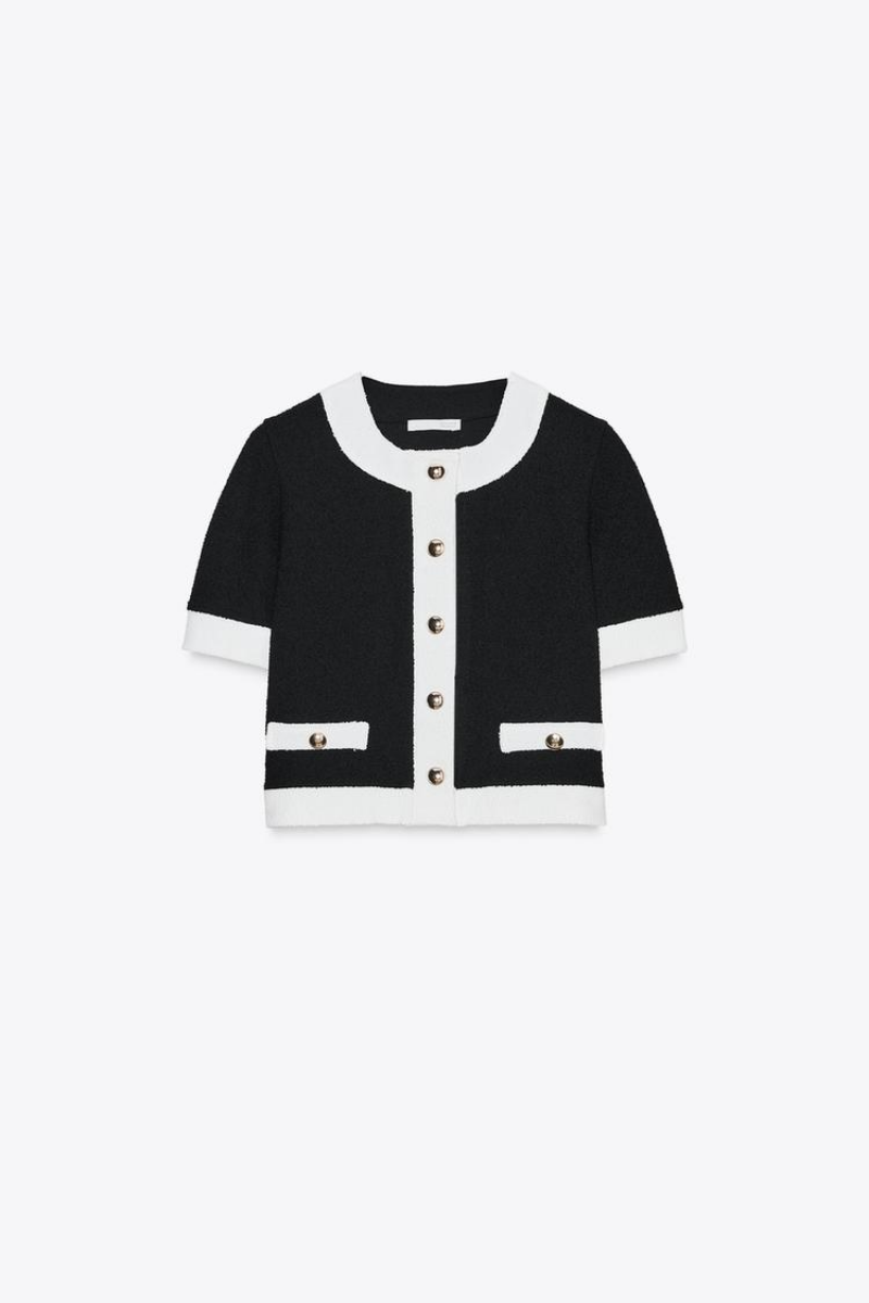 Sophia | Ensemble Élégant Noir et Blanc