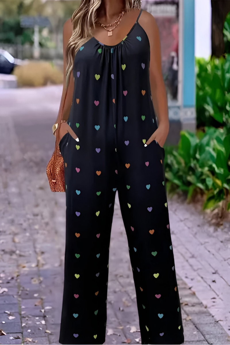 Niva™ | Combinaison Stylée Brillante à Jambes Larges