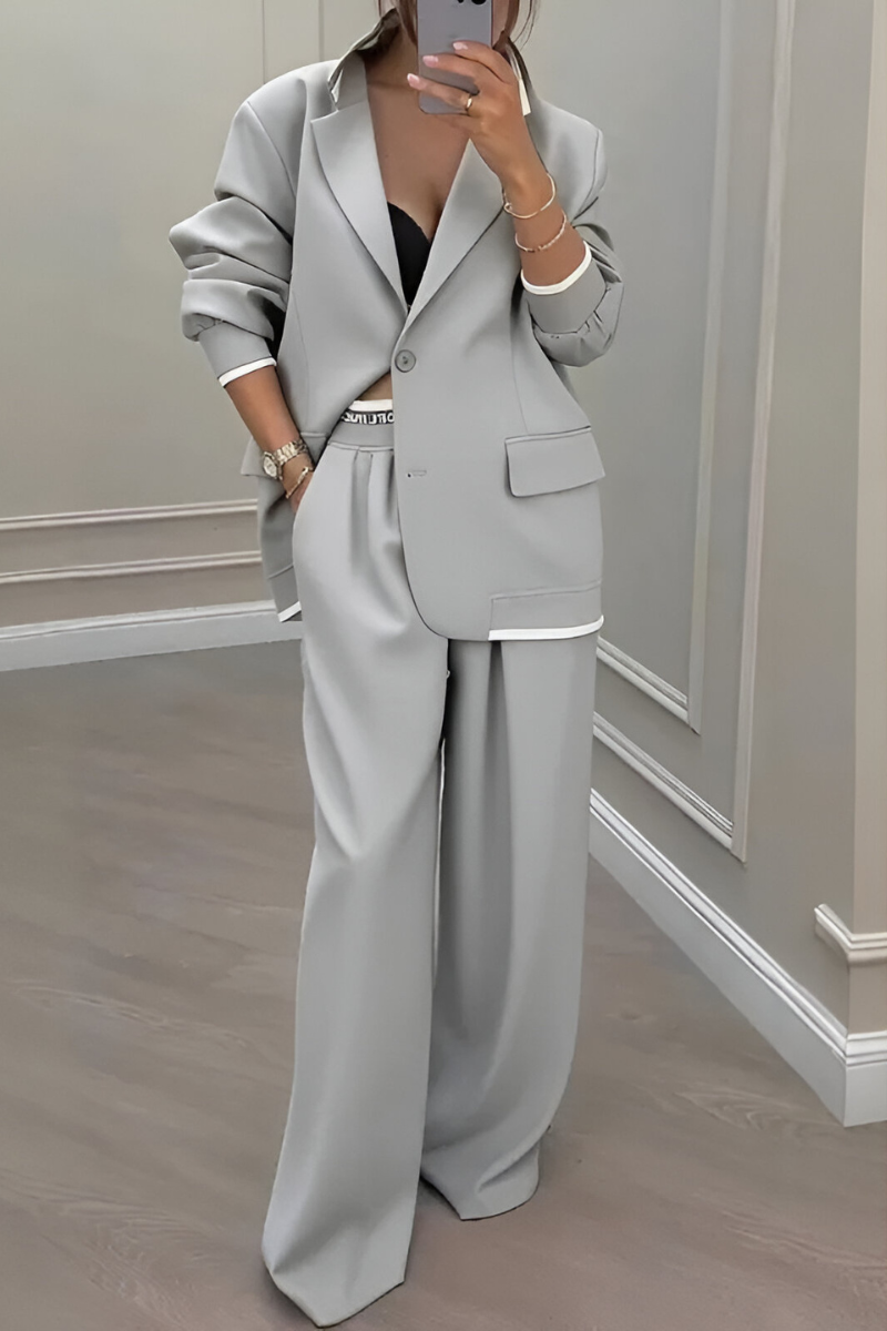 Esra™ | Ensemble de blazer décontracté et élégant