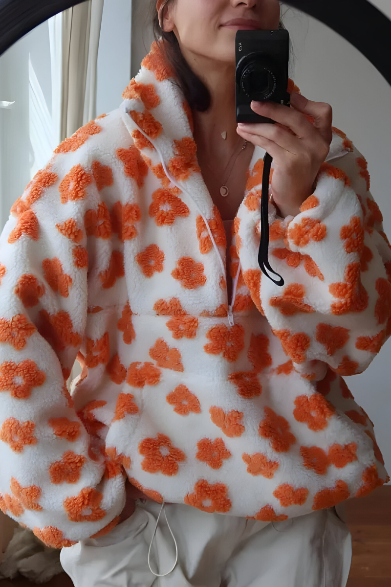 Nami™ | Sweat en polaire confortable avec imprimé floral
