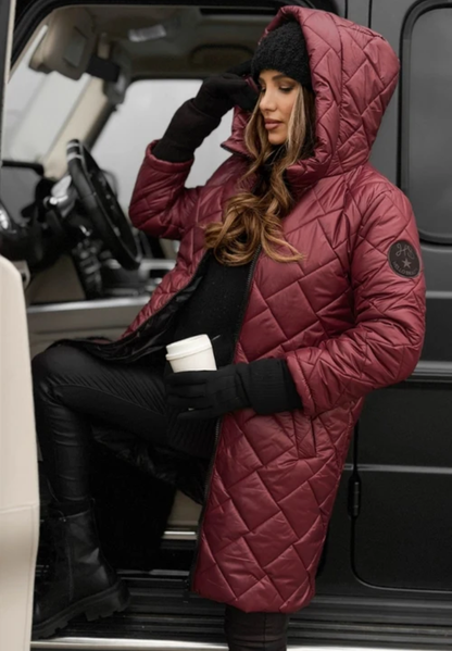 Lora™ | Manteau d’Hiver Matelassé Chaud