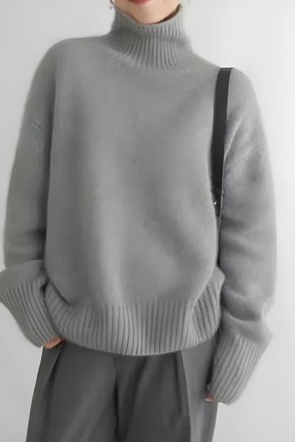 Elyn™ | Pull Col Roulé Tricoté Douillet