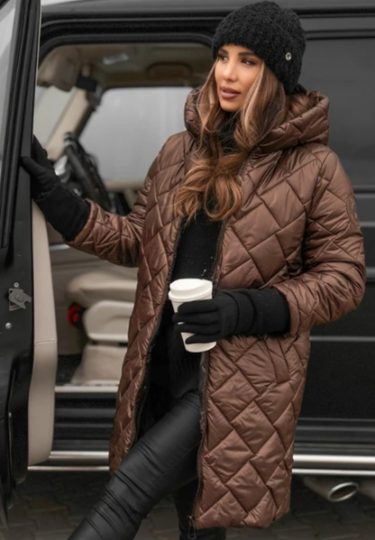 Lora™ | Manteau d’Hiver Matelassé Chaud