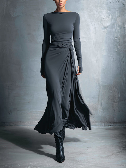 Veya™ | Robe Maxi Fluide Élégante