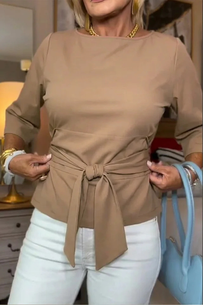 Daria™ | Haut Élégant À Taille Nouée