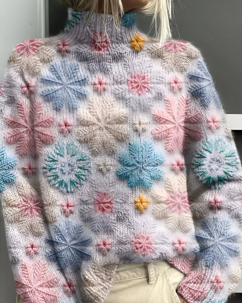 Edda™ | Pull Tricoté Graphique Casual