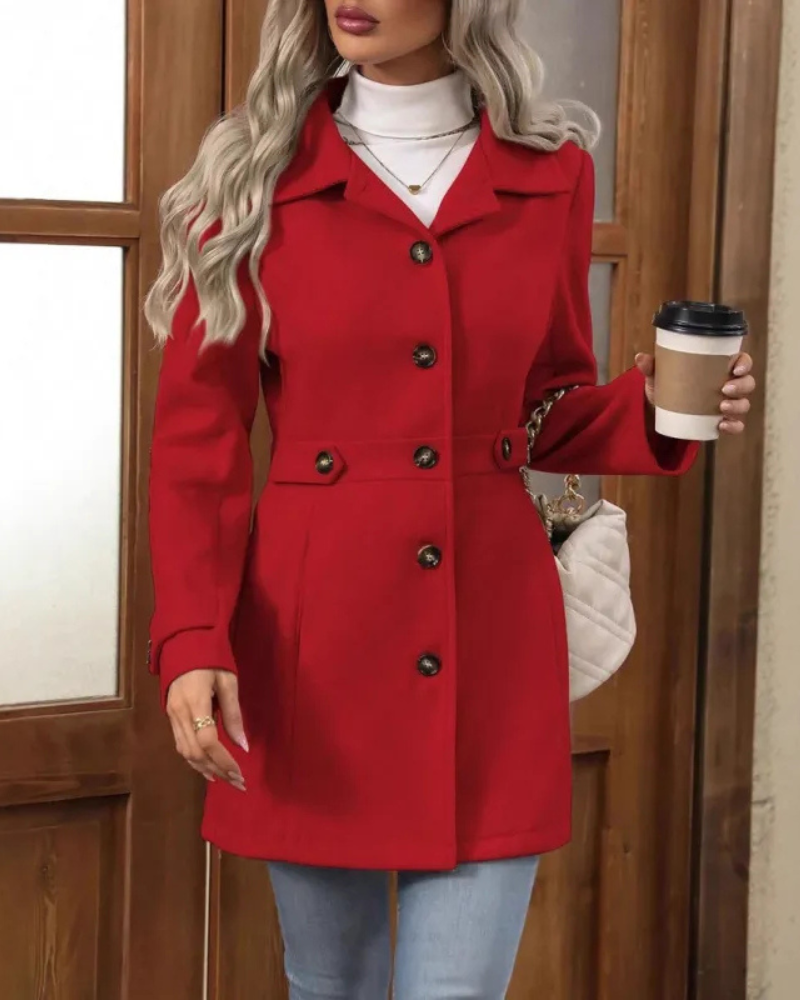 Elena | Manteau Élégant Cintré