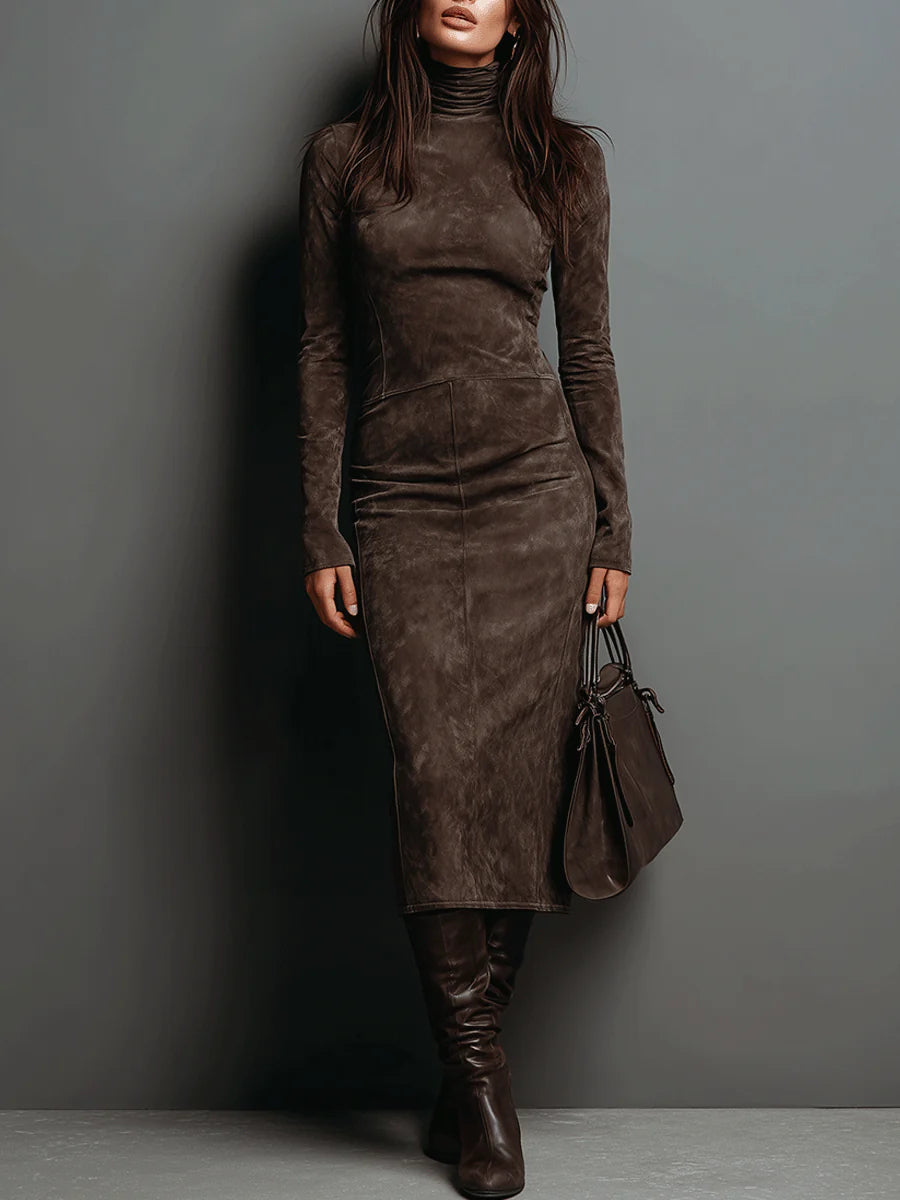 Naya™ | Élégante Robe Midi Ajustée