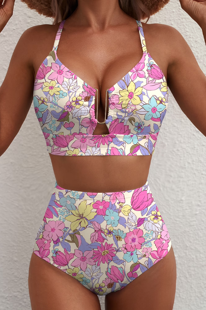 Fenna™ | Ensemble de Bikini à Carreaux Moderne