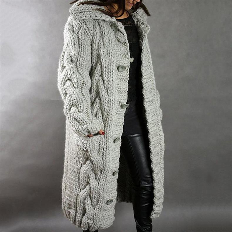 Lora™ | Manteau Tricoté Épais