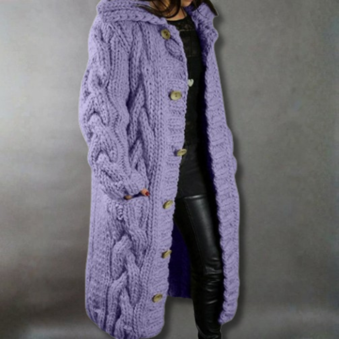 Lora™ | Manteau Tricoté Épais