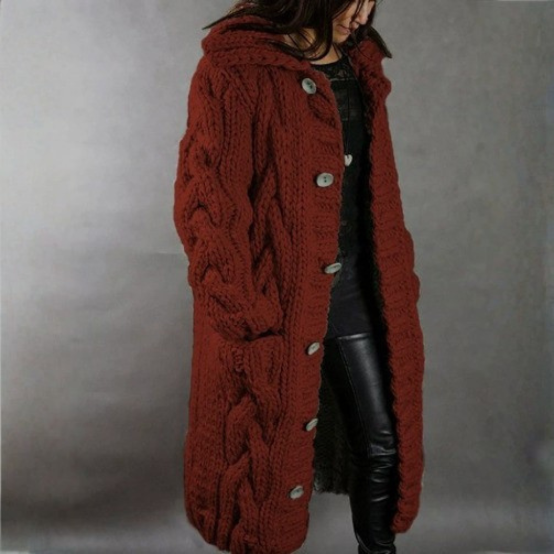 Lora™ | Manteau Tricoté Épais