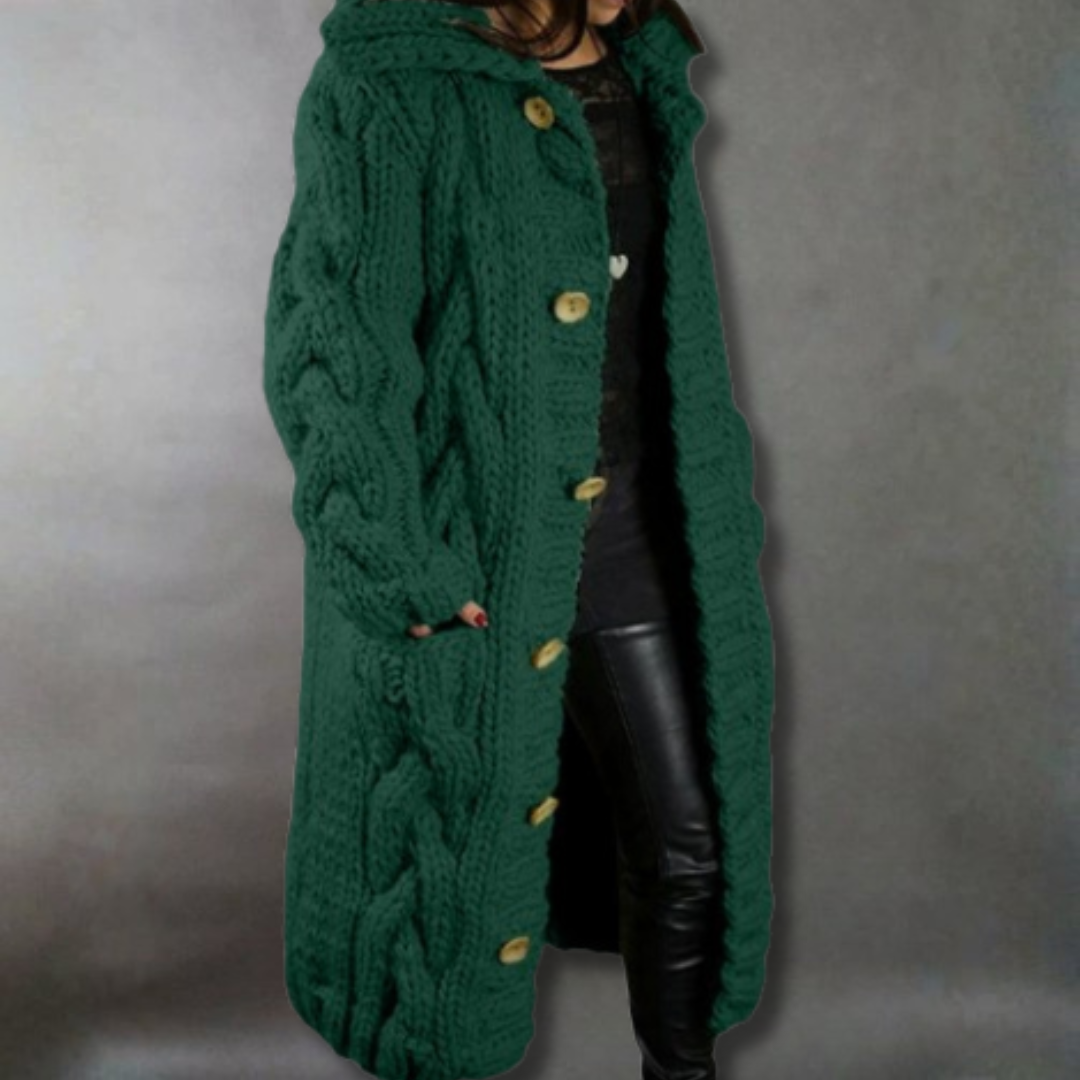 Lora™ | Manteau Tricoté Épais