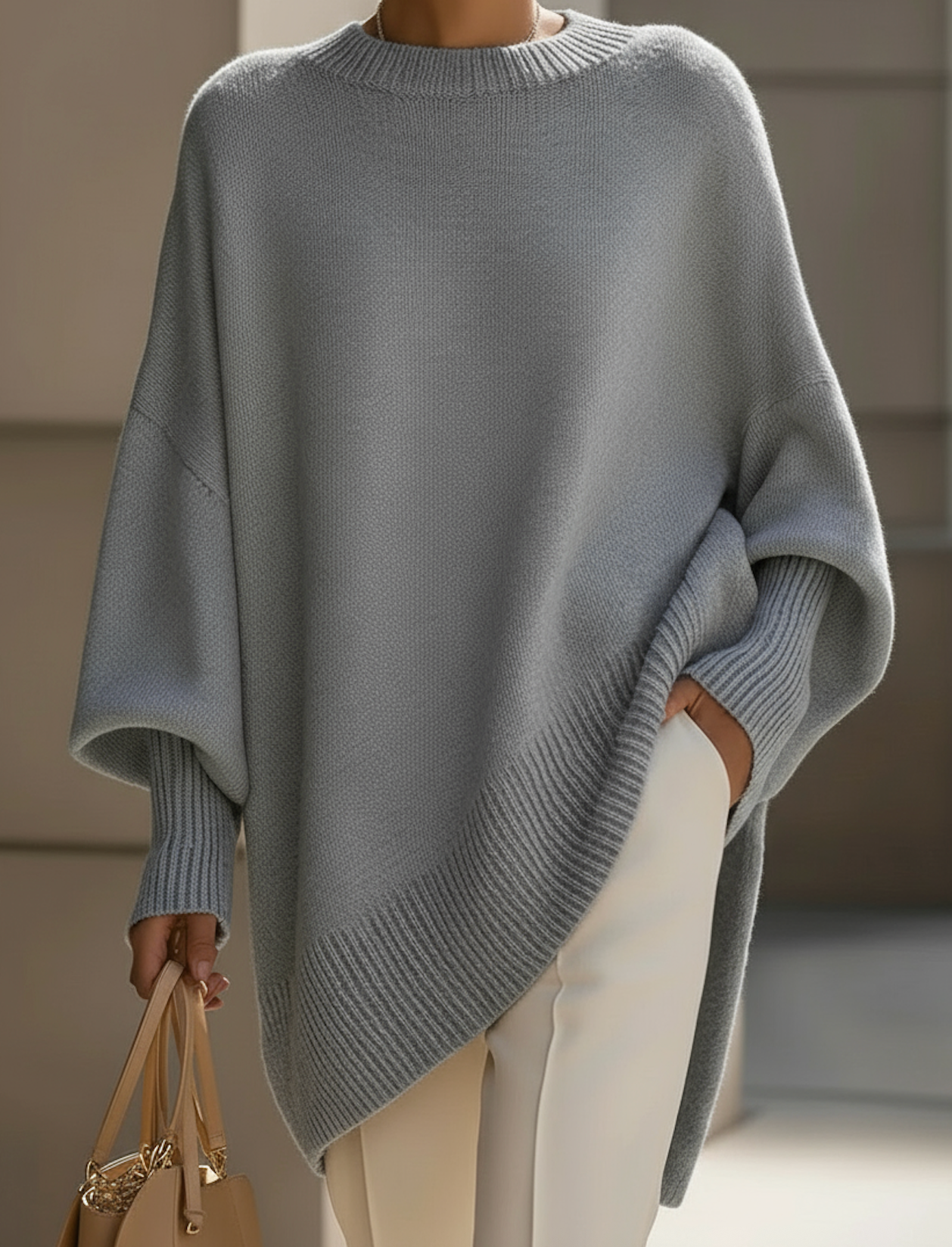 Rania™ | Pull Tricoté Élégant Oversize