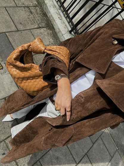 Frejas | Trench-coat en suédine imitation