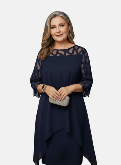 Elara™ | Robe Midi Élégante Et Confortable