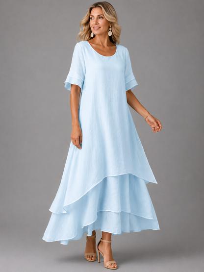 Éva™ | Robe maxi légère et flatteuse pour le ventre