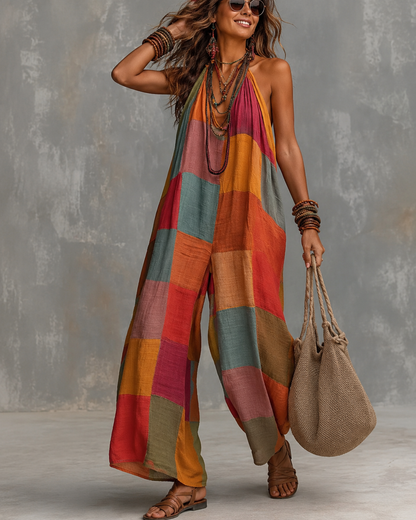 Elora™ | Combinaison Bohème Patchwork