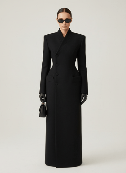 Sona™ | Élégant Manteau Long Structuré