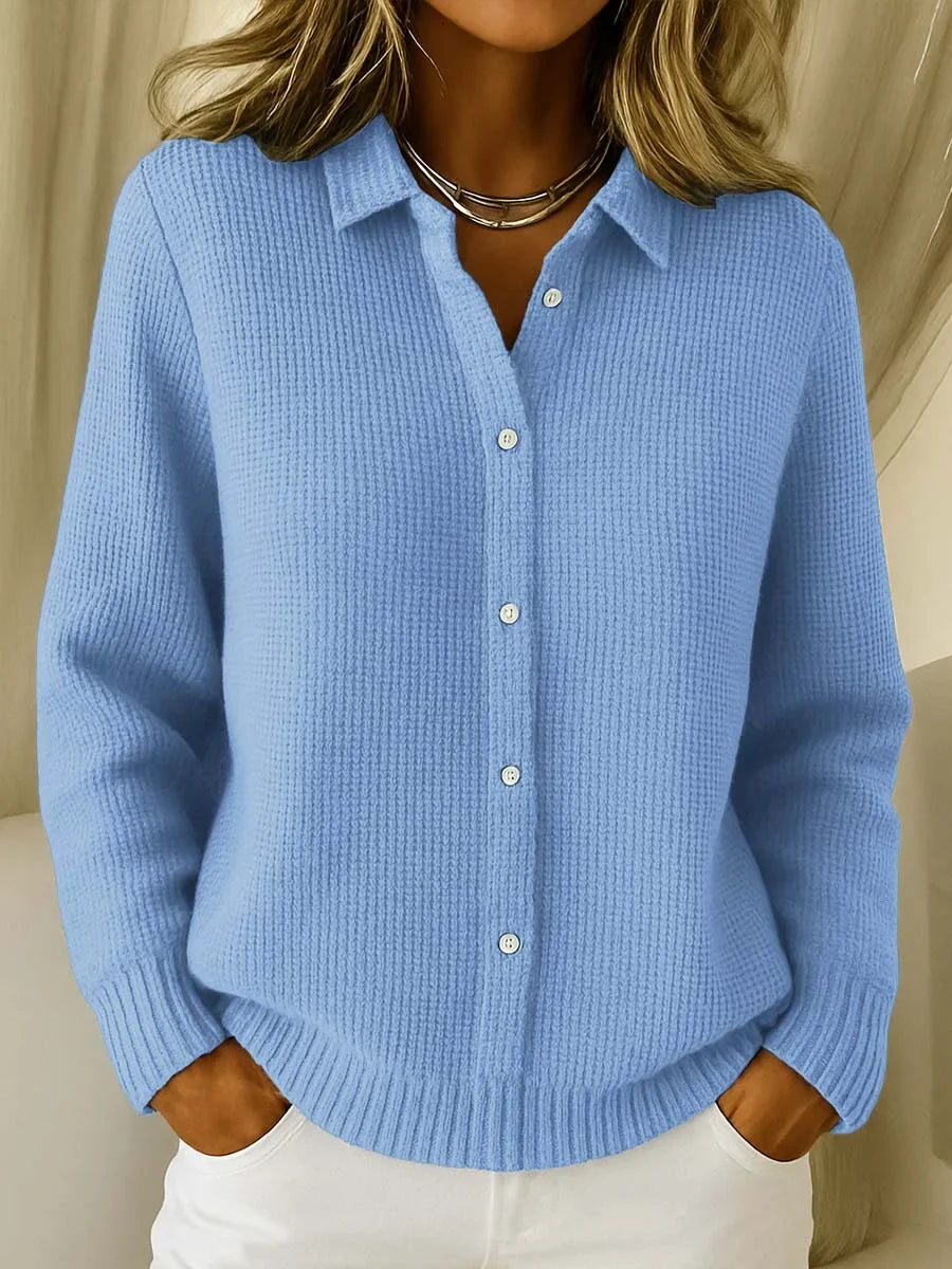 Nina™ | Pull Tricoté avec Col