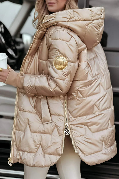 Astrid | Elegante Giacca Invernale Con Cappuccio E Fodera