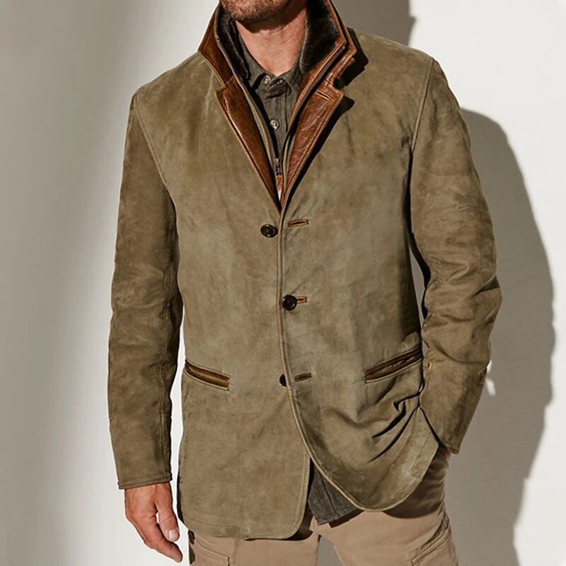Daro™ | Veste Moderne en Daim Doux