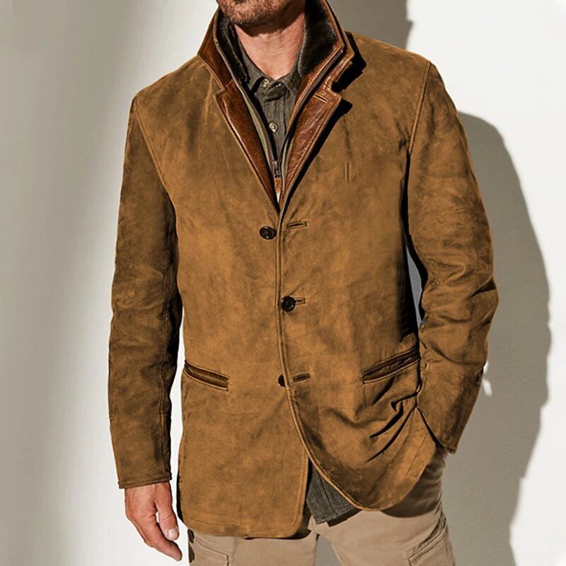 Daro™ | Veste Moderne en Daim Doux