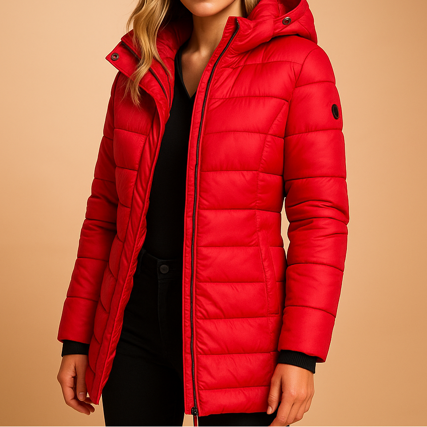 Lina™ | Manteau d’Hiver Matelassé Chaud