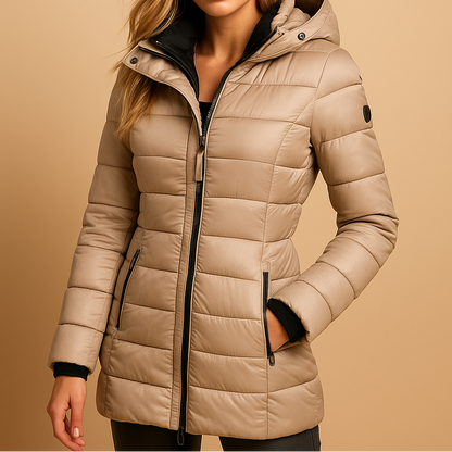 Lina™ | Manteau d’Hiver Matelassé Chaud