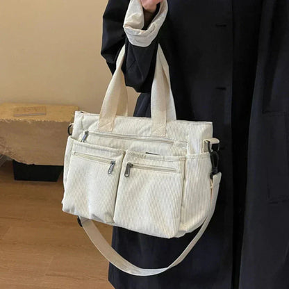 Urban | Sac Bandoulière En Velours Côtelé