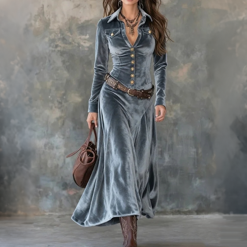 Vena™ | Robe Maxi Fluide Moderne